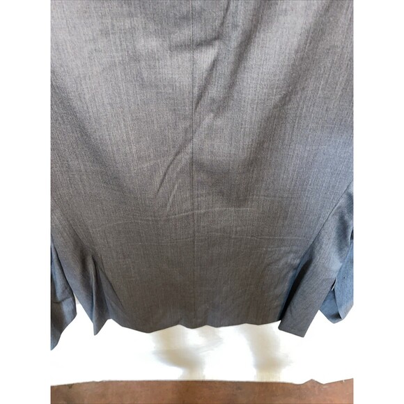 Egara Men’s Dress Blazer Size 44R Gray Wool Slim Fit Business Formal Party - Picture 12 of 13